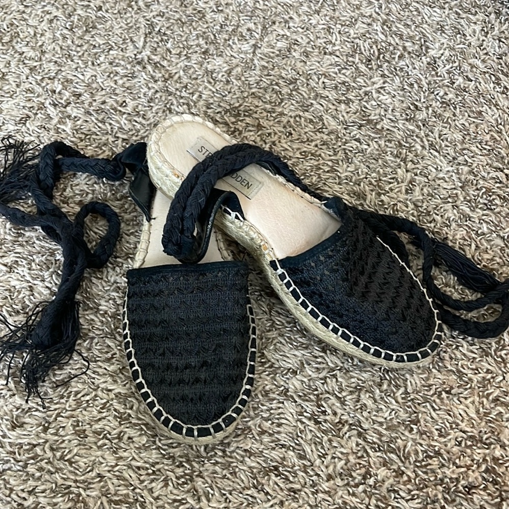 Steve Madden Espadrille Braided Lace Mule